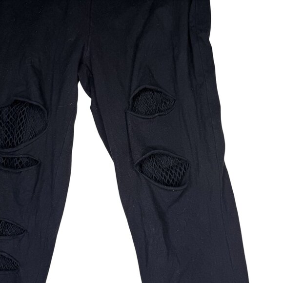 Torrid moto leggings 2 2x black mesh - Picture 6 of 9